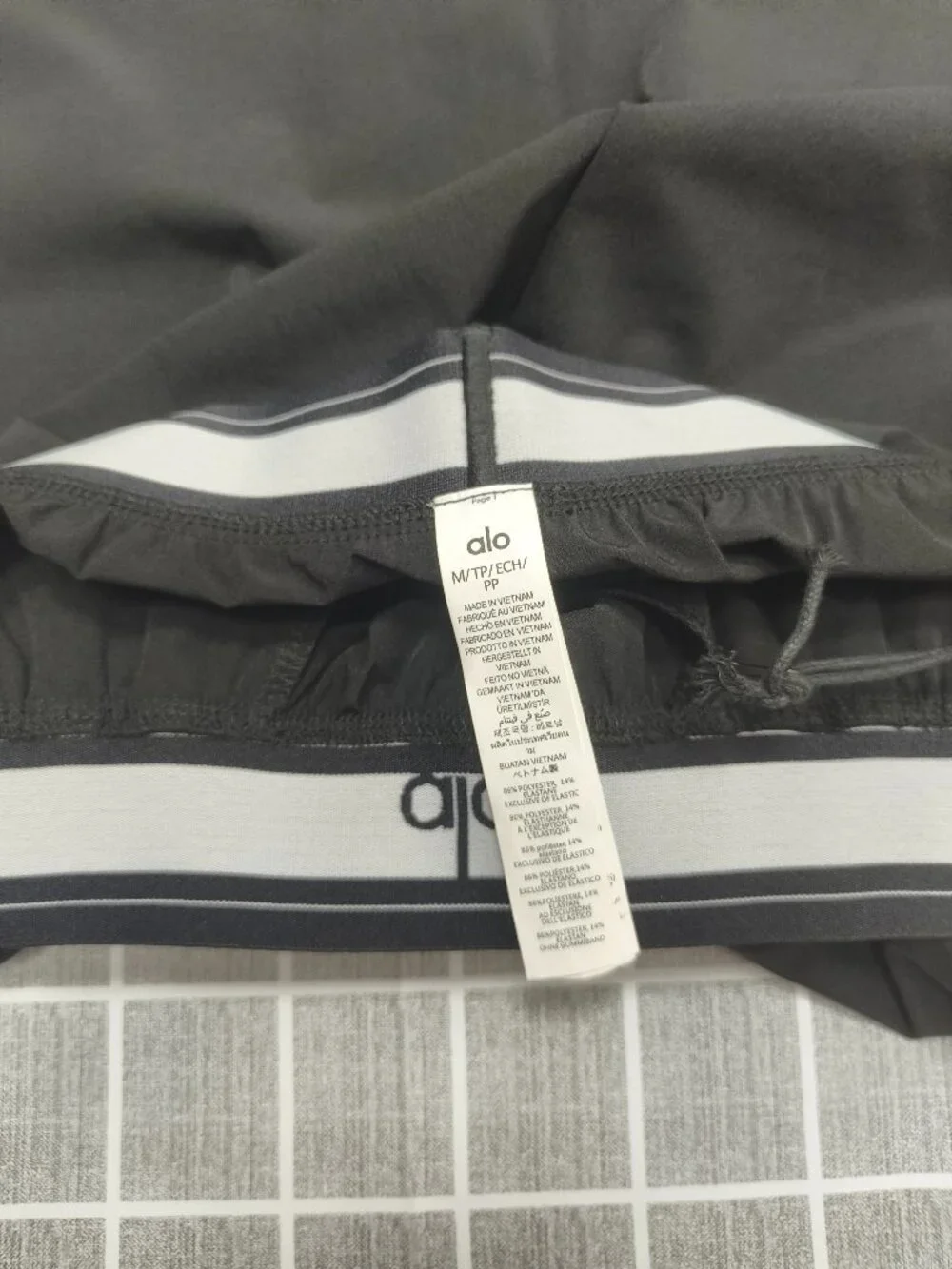 NWT Alo Yoga Black Wide Leg Pants 🌈Women's XS Classic Athleisure Trousers🌼